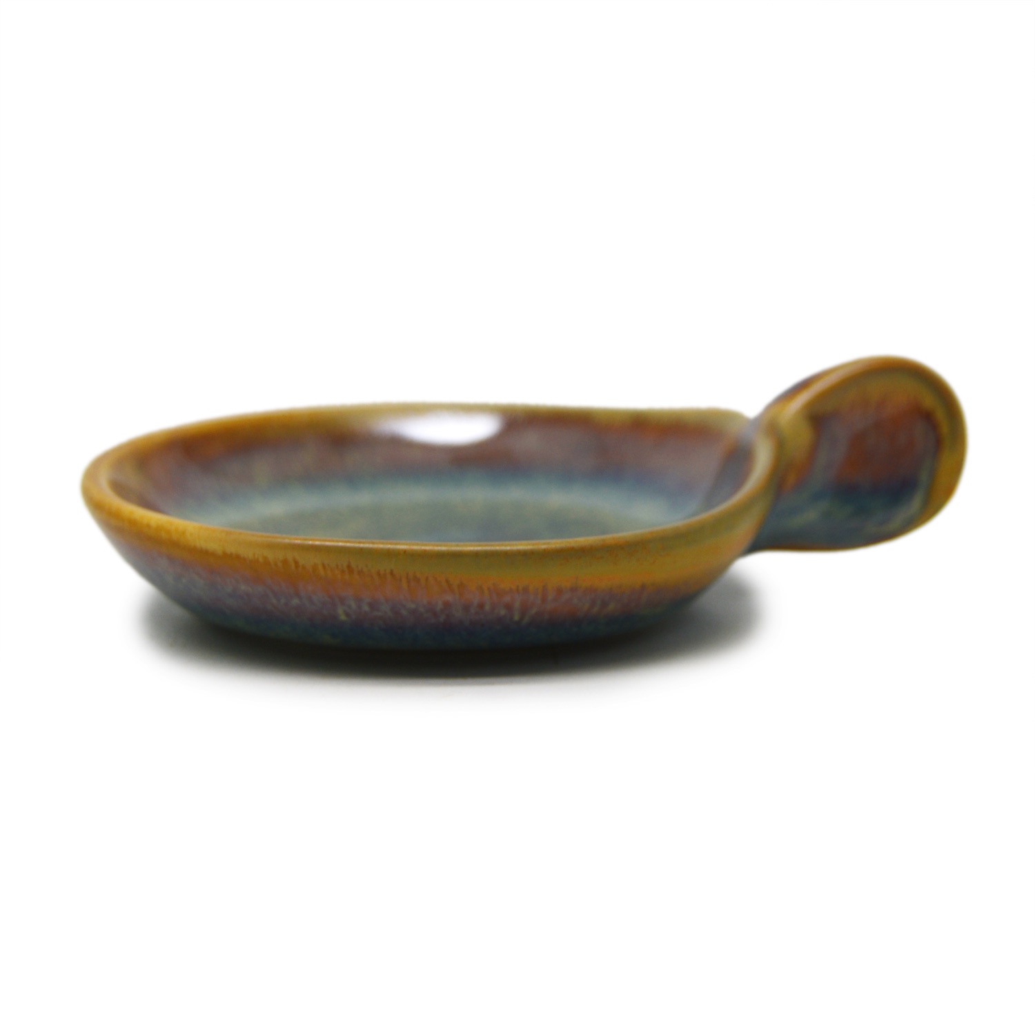 Fish Condiment with handle - 0037 Stoneware