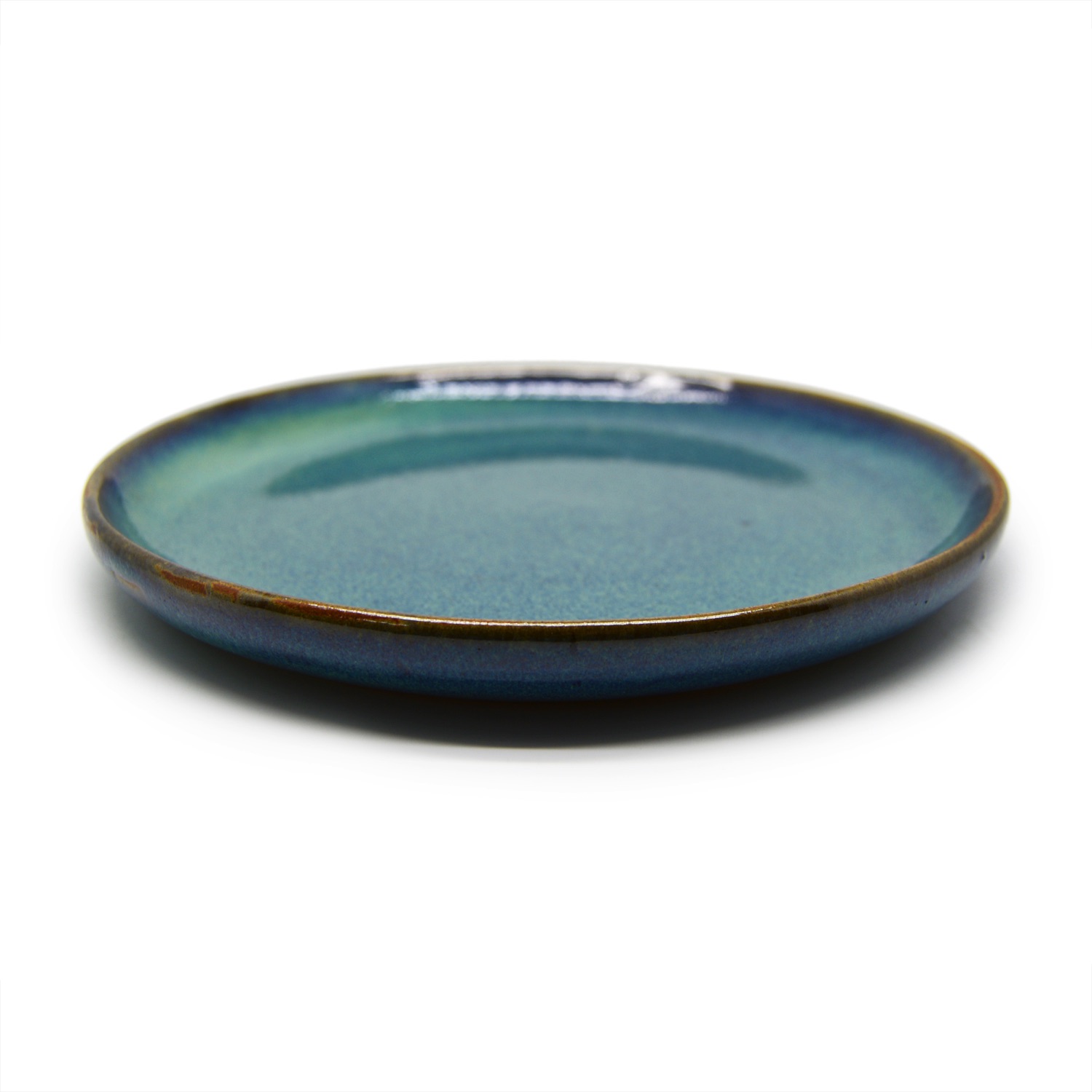 Flat round plate D17 - 0005 Stoneware