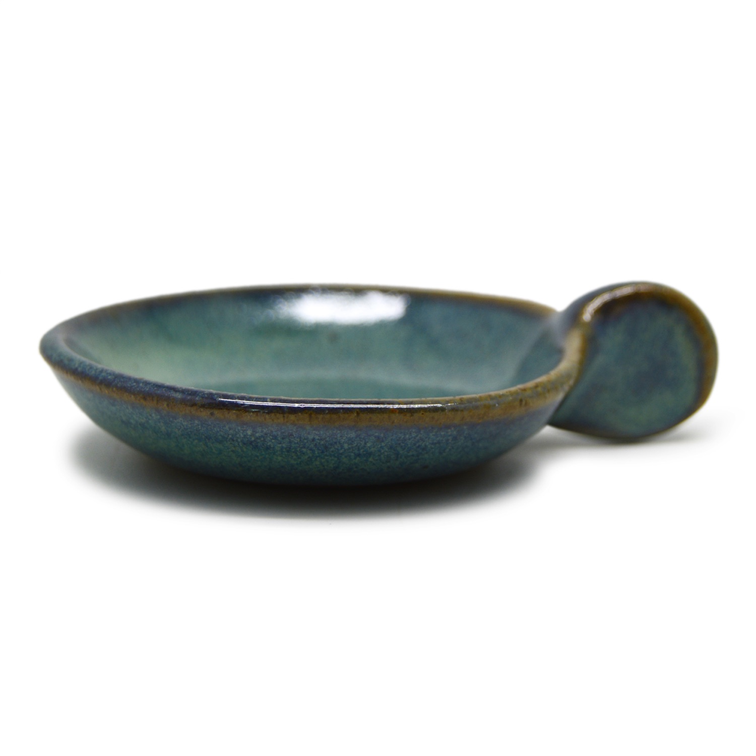 Fish Condiment with handle - 0005 Stoneware