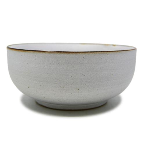 Europe Round Bowl S2 - 0015 Brown Rim Stoneware